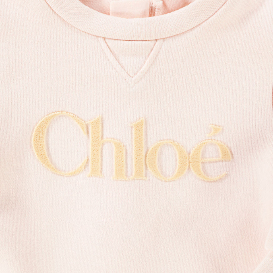 Chloe Baby Meisjes Jurk In Licht Roze