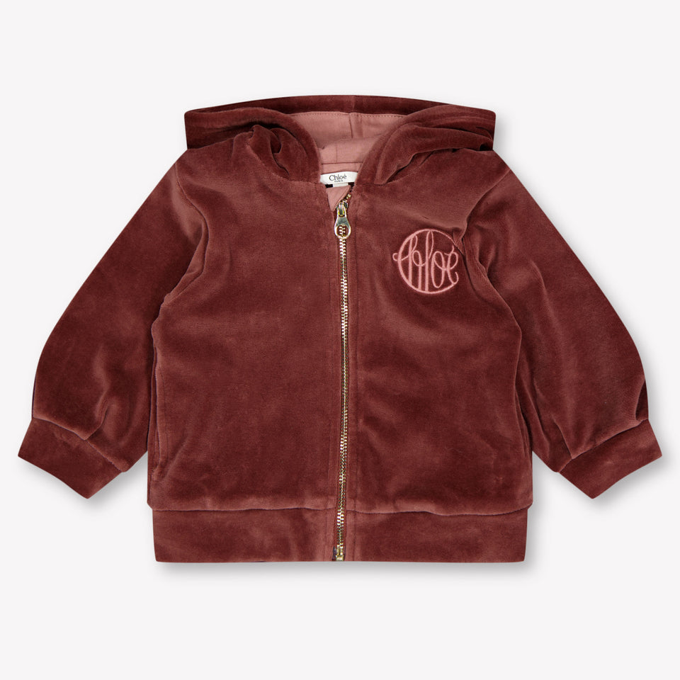 Chloe Baby Girls Tracksuit  Bordeaux