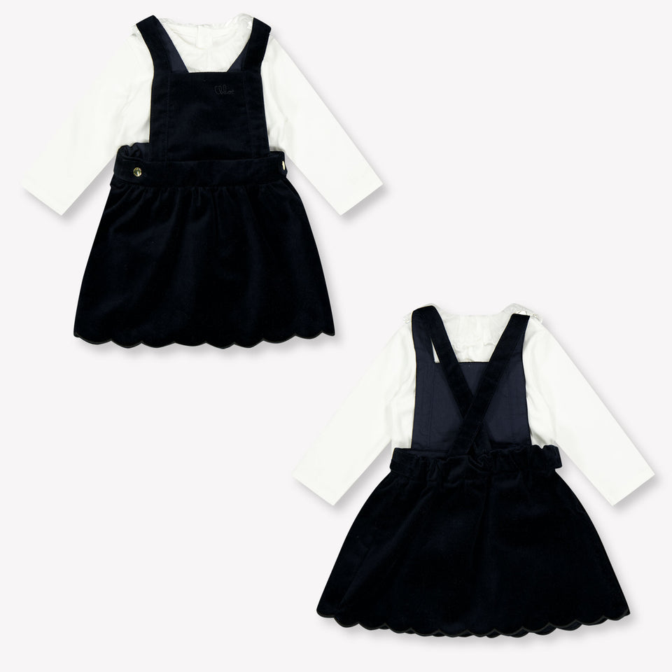 Chloe Baby Meisjes Setje In Navy