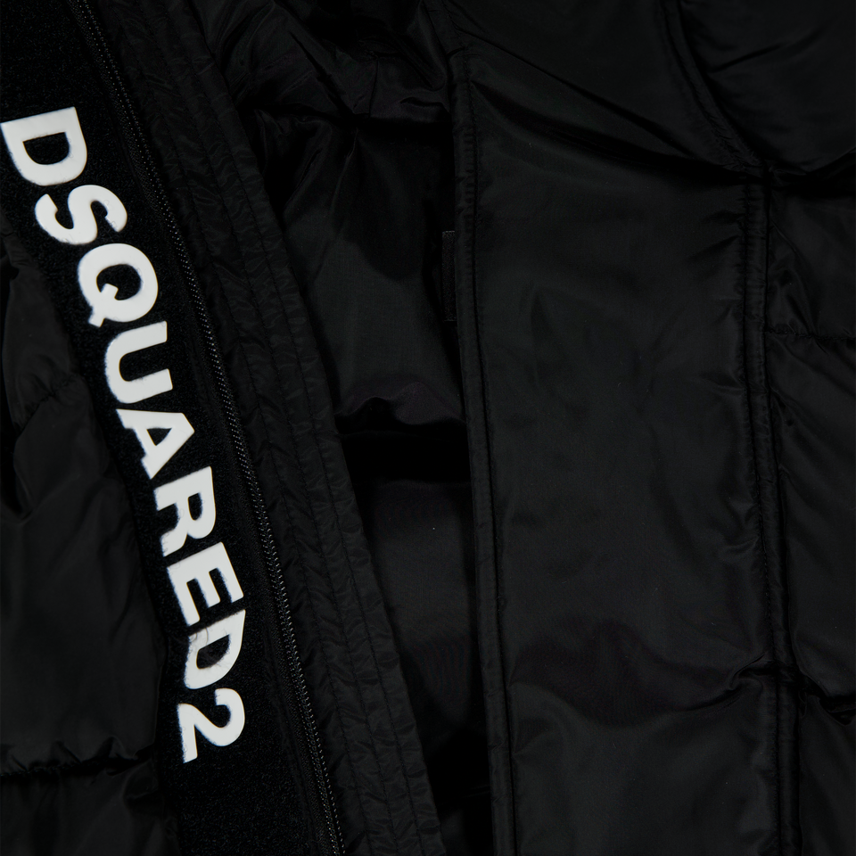 Dsquared2 Kids Unisex Winter Jacket  Black