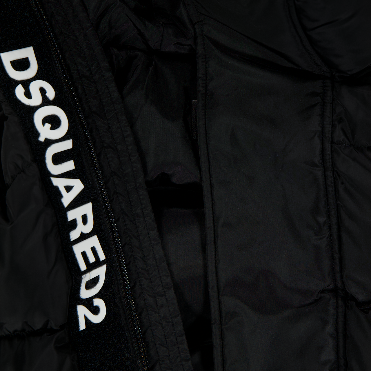 Dsquared2 Kinder Unisex Winterjas In Zwart