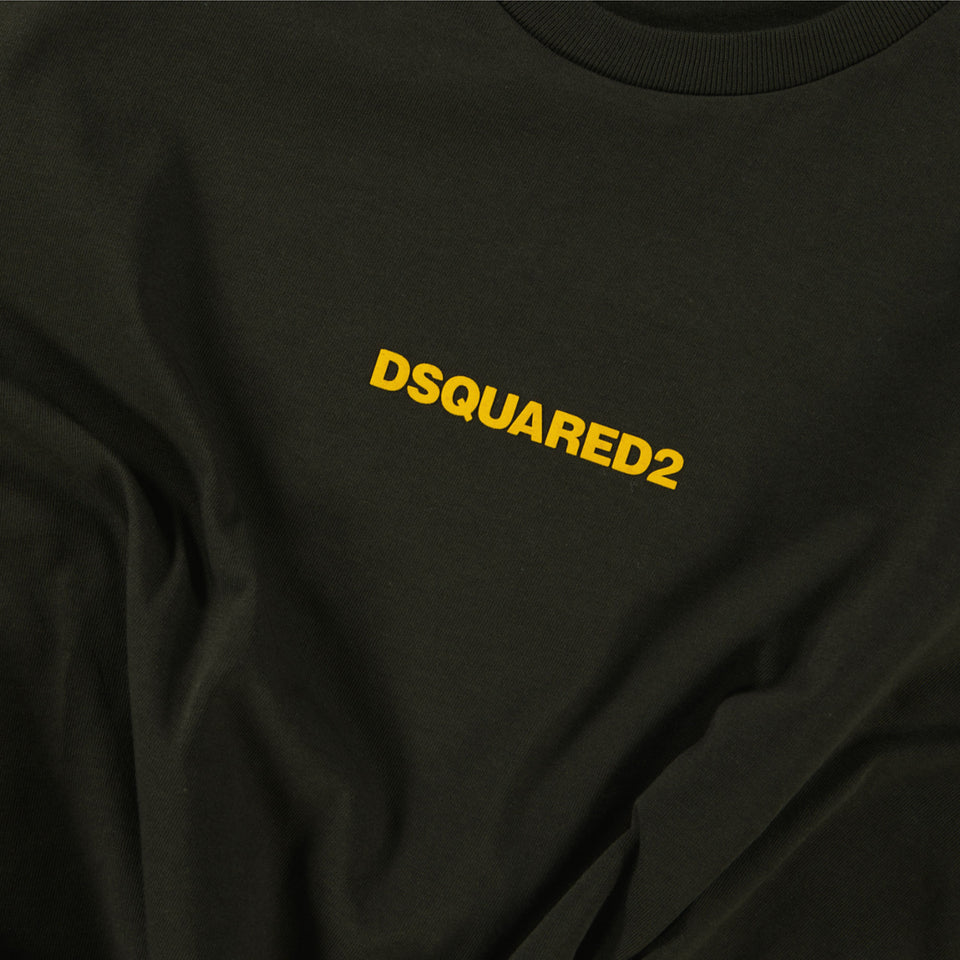 Dsquared2 Kinder Unisex T-Shirt In Army