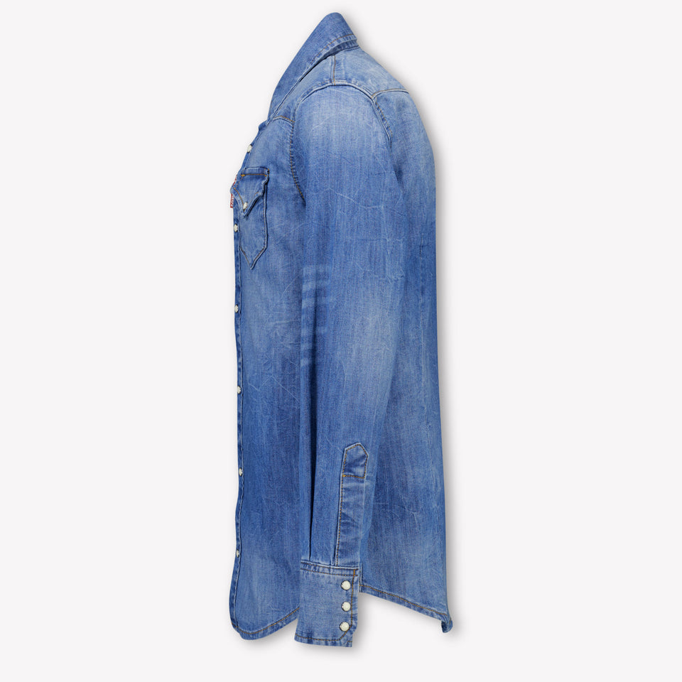 Dsquared2 Kids Unisex Blouse  Blue