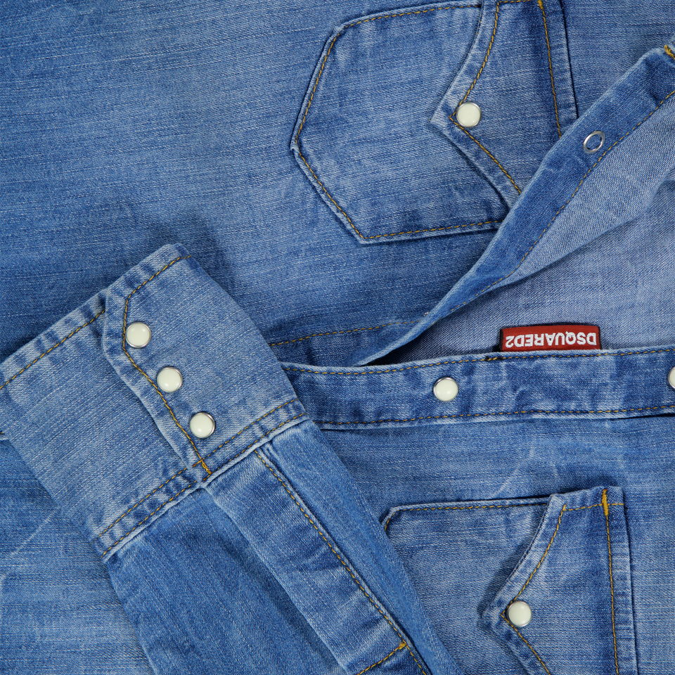 Dsquared2 Kids Unisex Blouse  Blue