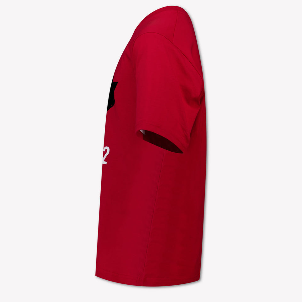 Dsquared2 Kinder Unisex T-Shirt In Rood