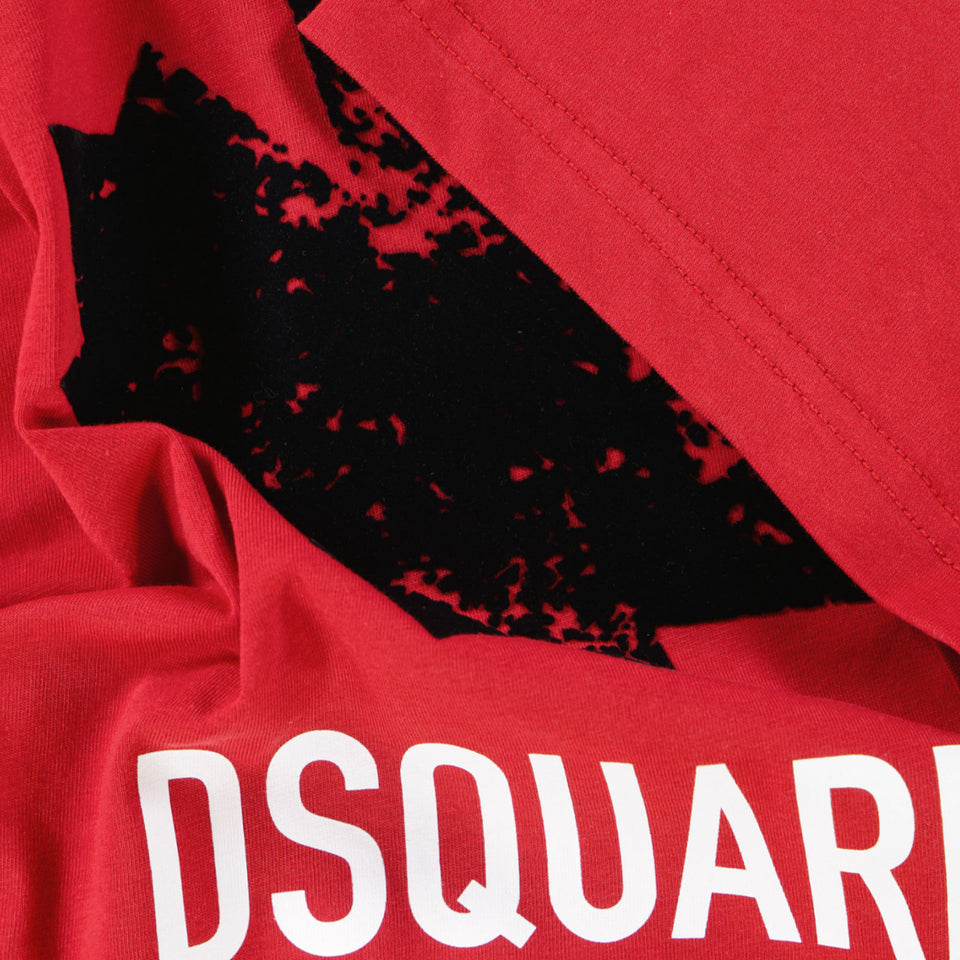 Dsquared2 Kinder Unisex T-Shirt In Rood