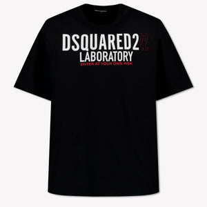Dsquared2 Kinder Unisex T-Shirt In Zwart
