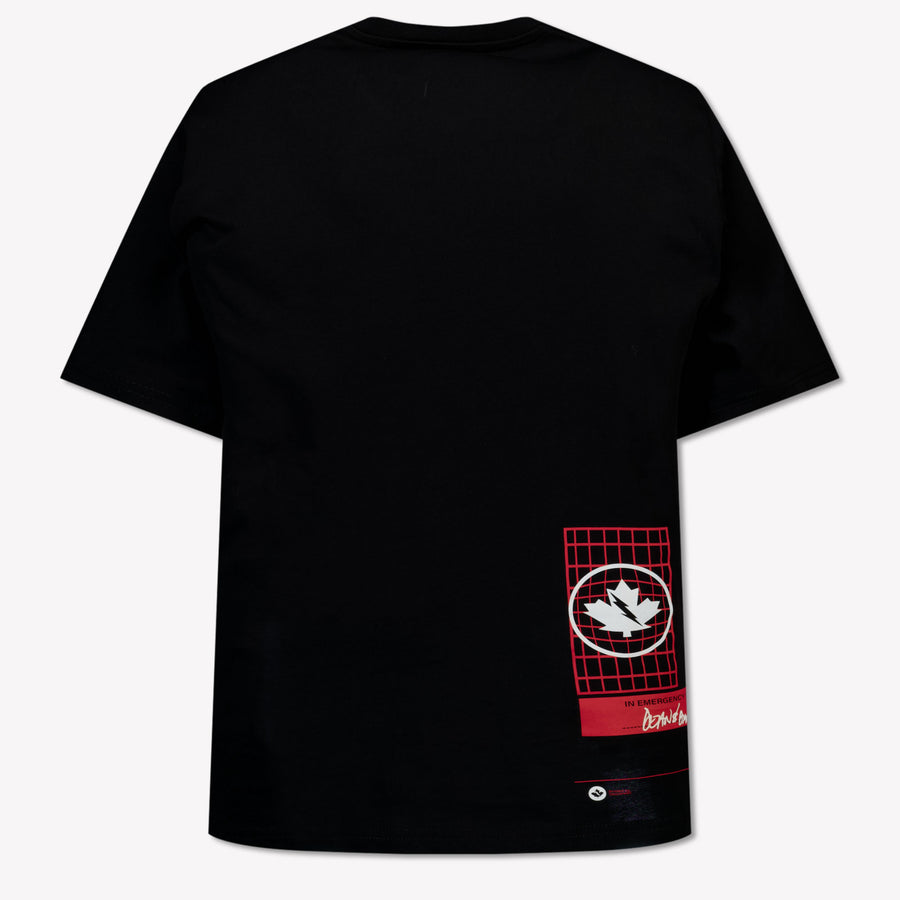 Dsquared2 Kinder Unisex T-Shirt In Zwart