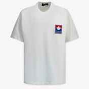 Dsquared2 Kinder Unisex T-Shirt In Wit