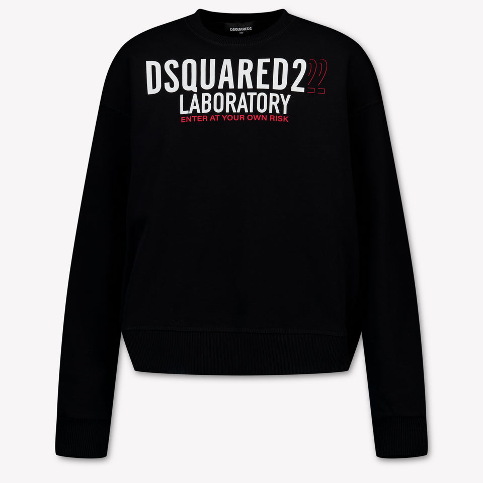 Dsquared2 Kinder Unisex Trui In Zwart