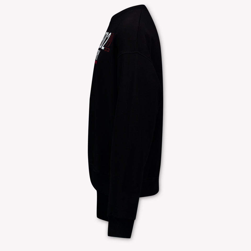 Dsquared2 Kinder Unisex Trui In Zwart