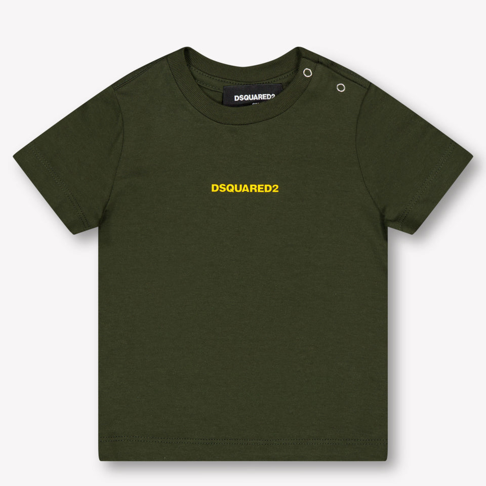 Dsquared2 Baby Jongens T-Shirt In Army