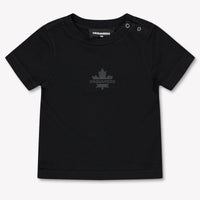 Dsquared2 Baby Jongens T-Shirt In Zwart
