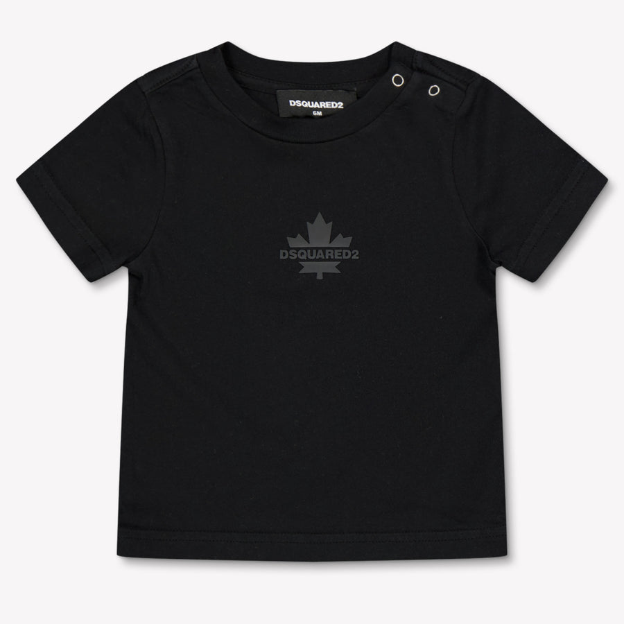 Dsquared2 Baby Jongens T-Shirt In Zwart