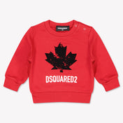 Dsquared2 Baby Jongens Trui In Rood