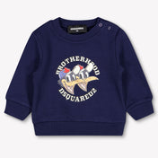 Dsquared2 Baby Jongens Trui In Blauw