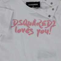 Dsquared2 Baby Meisjes T-Shirt In Wit