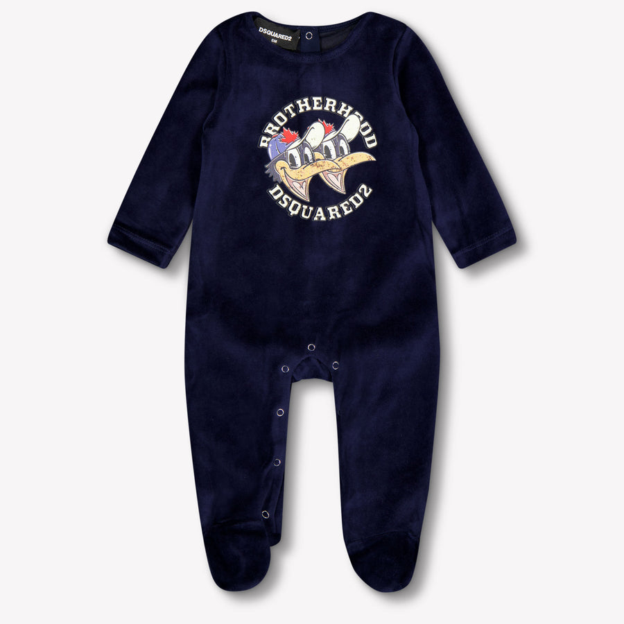 Dsquared2 Baby Unisex Playsuit Navy