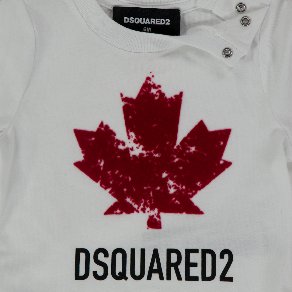 Dsquared2 Baby Unisex T-Shirt  White