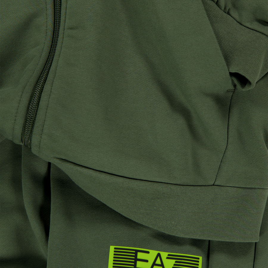 EA7 Kinder Jongens Joggingpak In Army