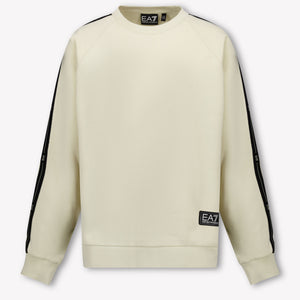 EA7 Kinder Jongens Trui In Off White