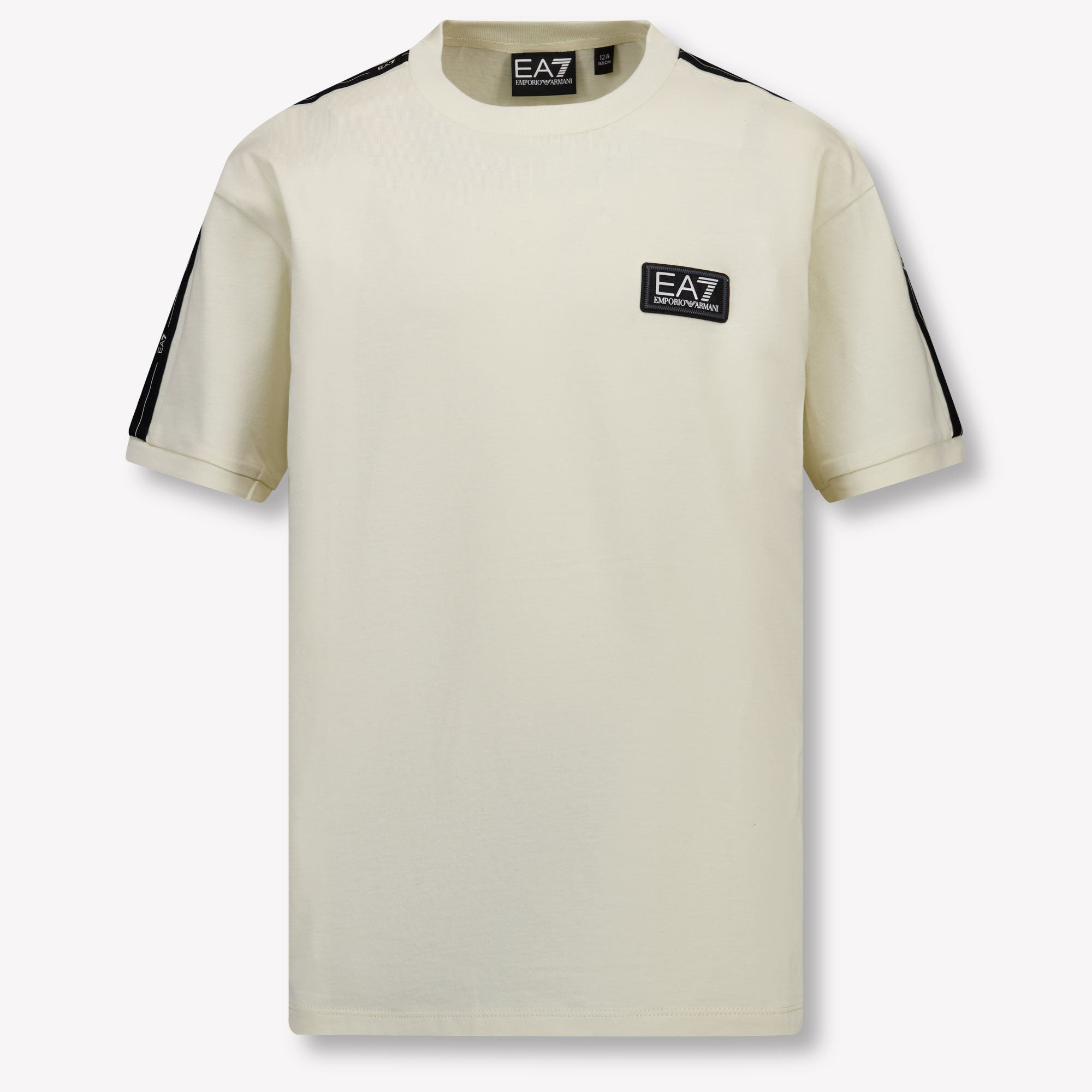 EA7 Kinder Jongens T-Shirt In Off White