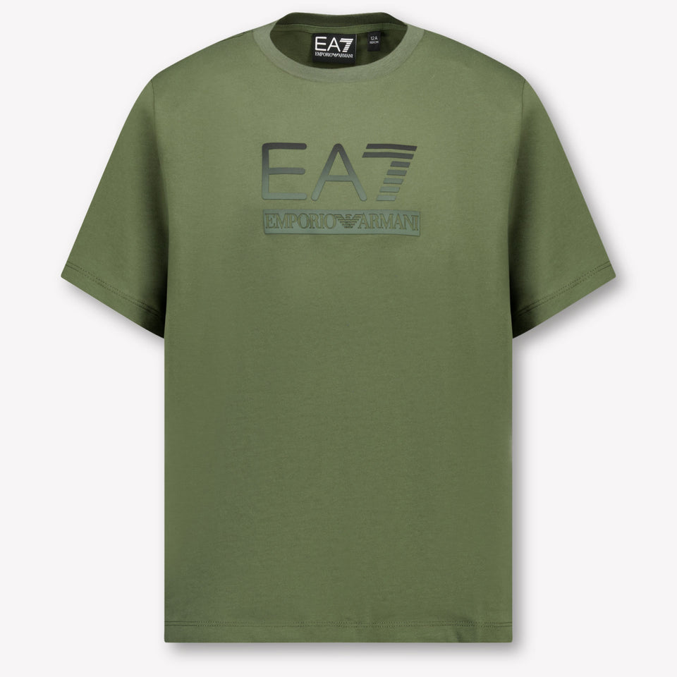 EA7 Kinder Jongens T-Shirt In Army