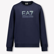 EA7 Kids Boys Sweater  Navy