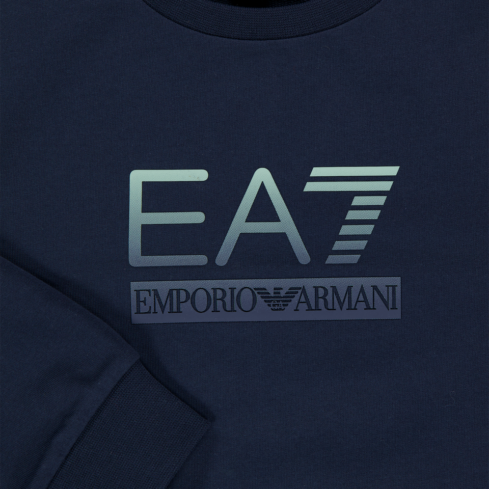EA7 Kids Boys Sweater  Navy