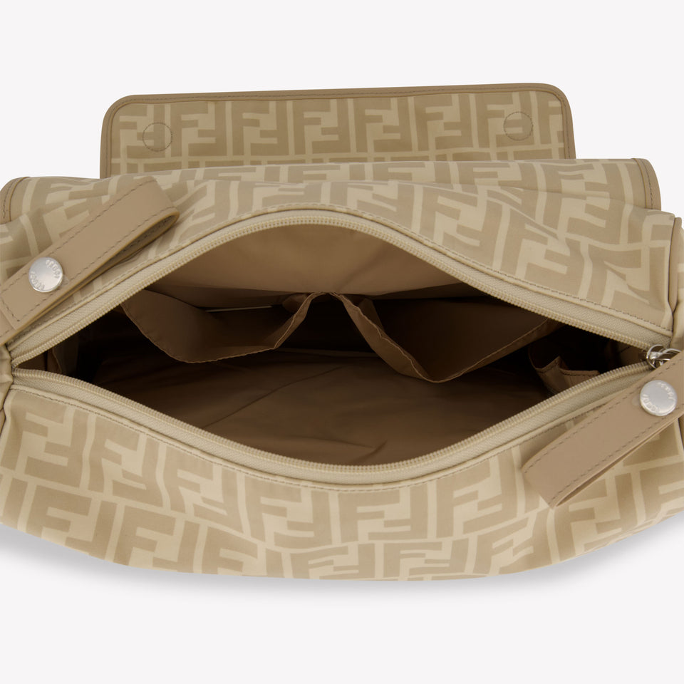 Fendi Baby Unisex Diaper Bag  Beige
