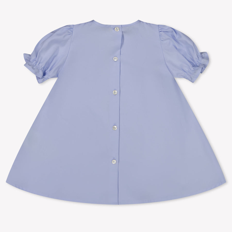 Fendi Baby Meisjes Jurk In Licht Blauw