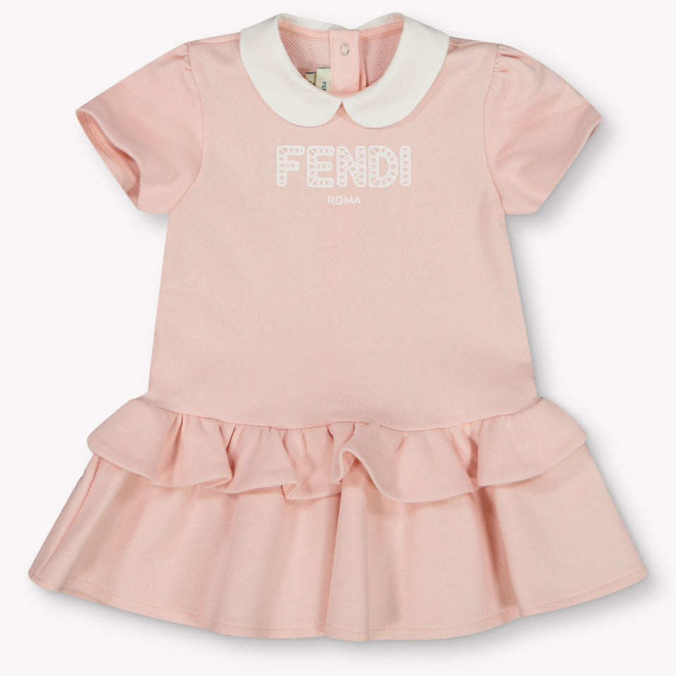Fendi Baby Girls Dress  Light Pink