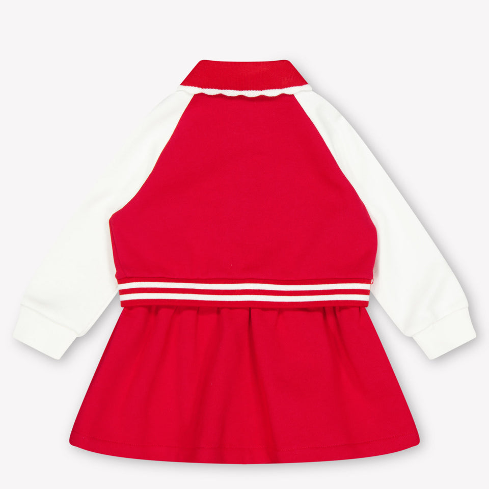 Fendi Baby Meisjes Jurk In Rood