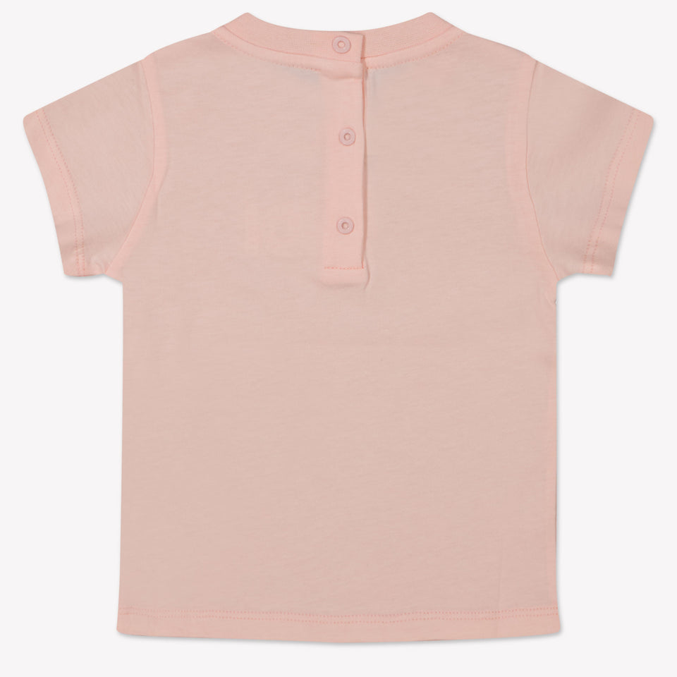 Fendi Baby Girls T-Shirt  Light Pink
