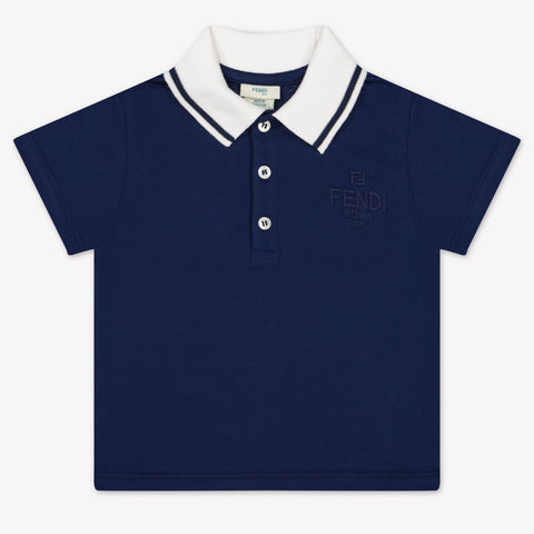 Fendi Baby Jongens Polo In Navy