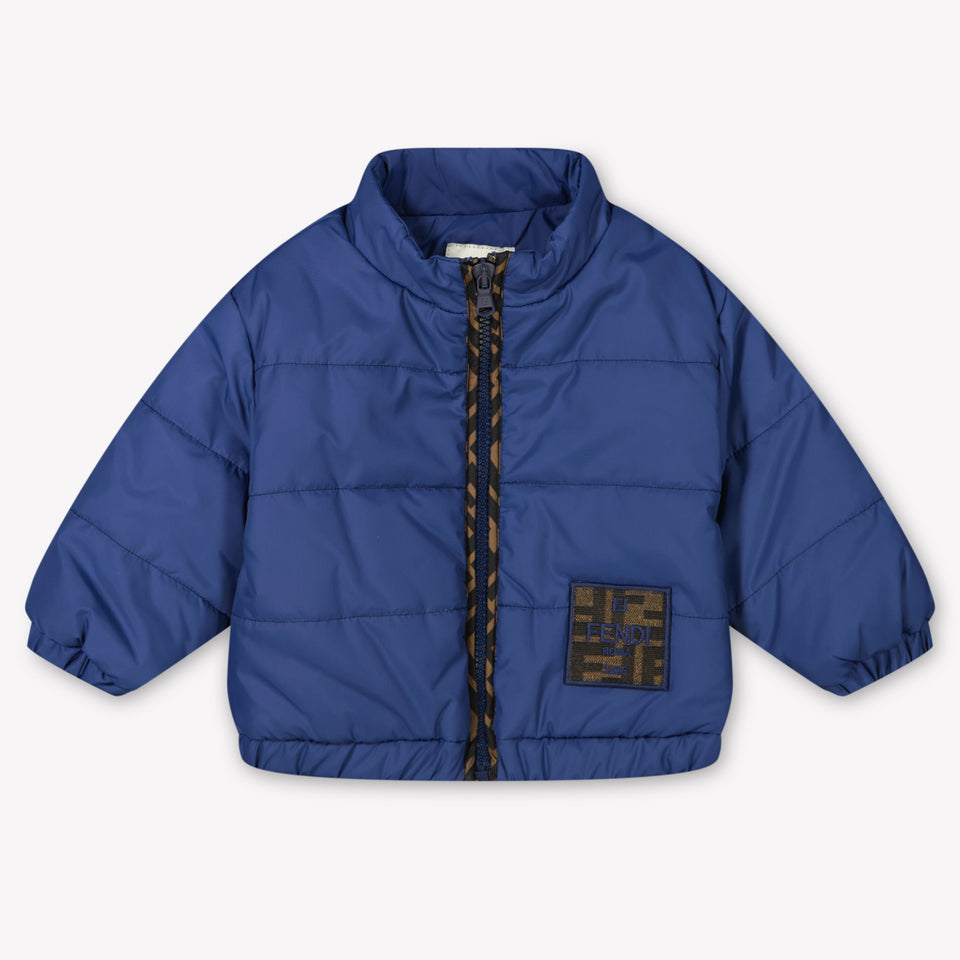 Fendi Baby Unisex Winter Jacket  Navy