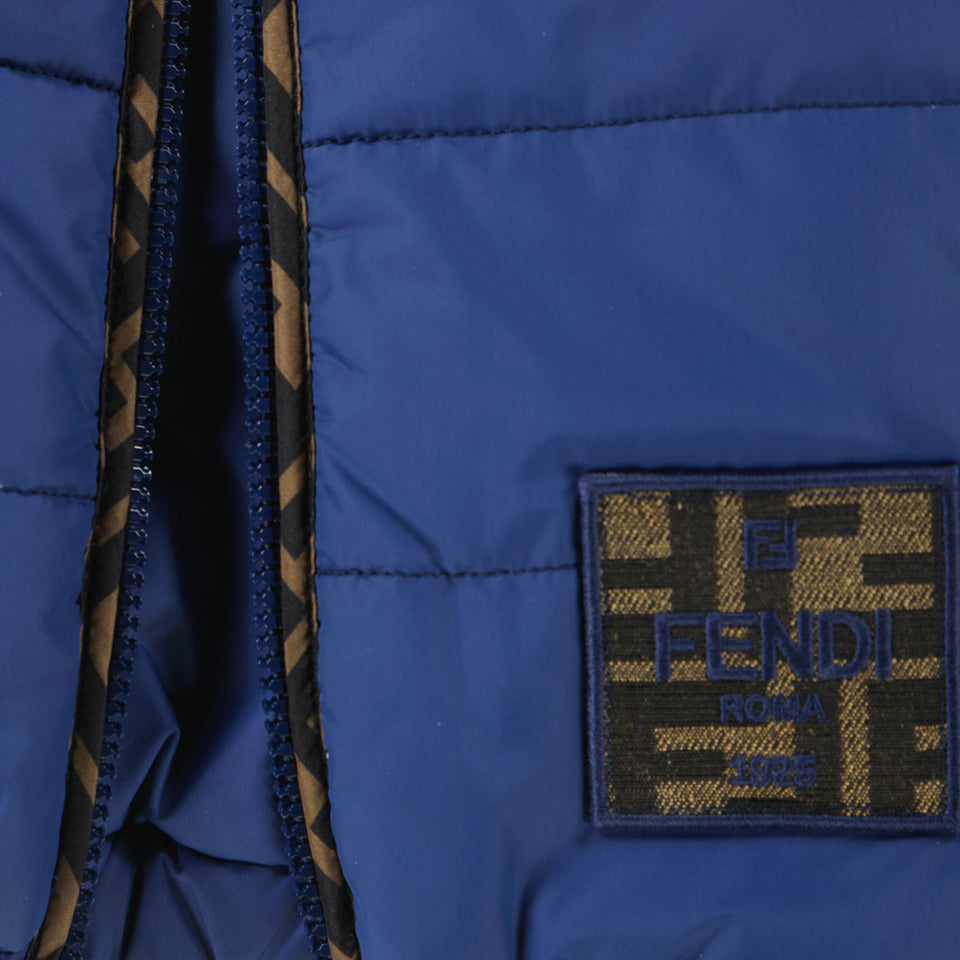 Fendi Baby Unisex Winter Jacket  Navy
