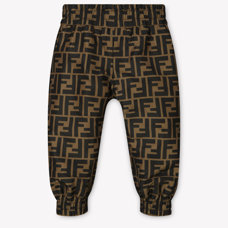 Fendi Baby Unisex Pants  Beige