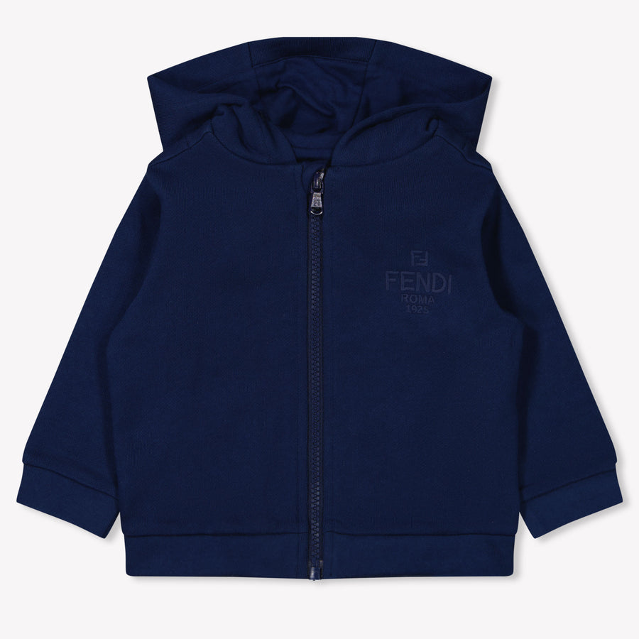 Fendi Baby Unisex Trui In Navy