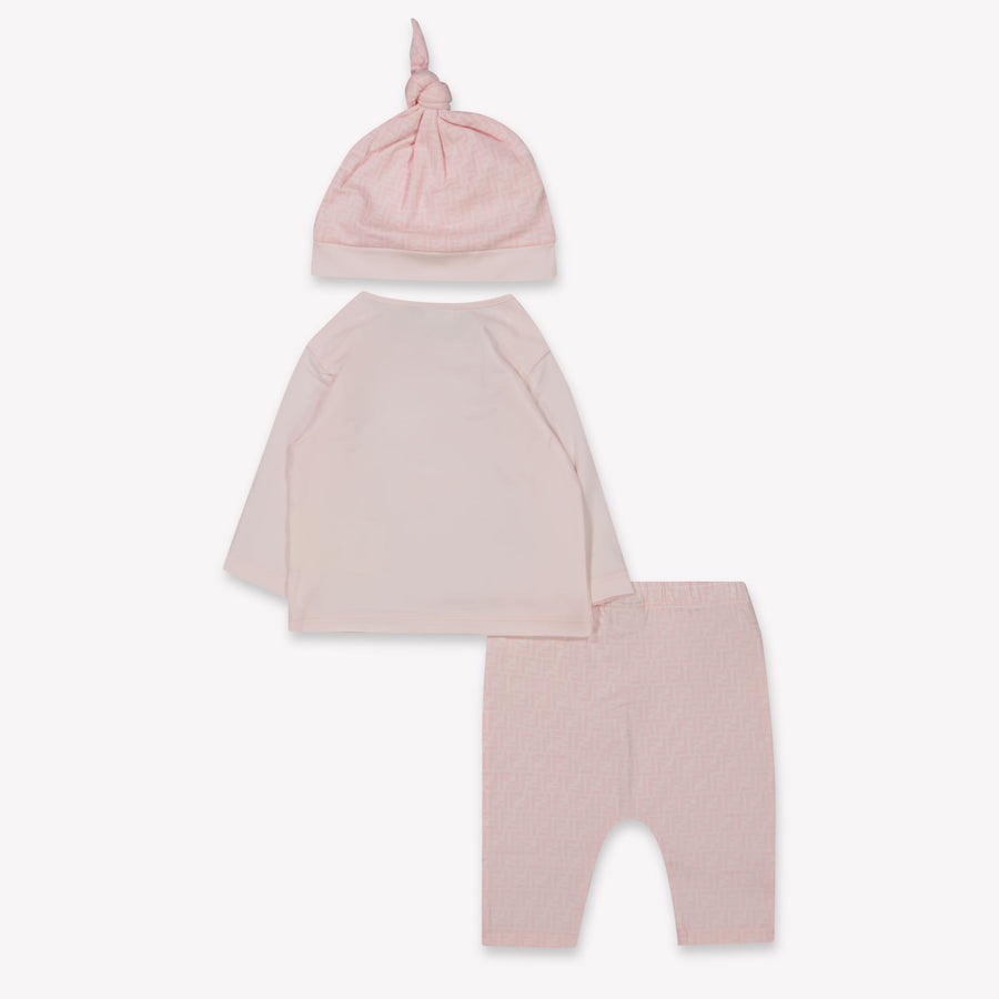 Fendi Baby Unisex Boxpakje In Licht Roze