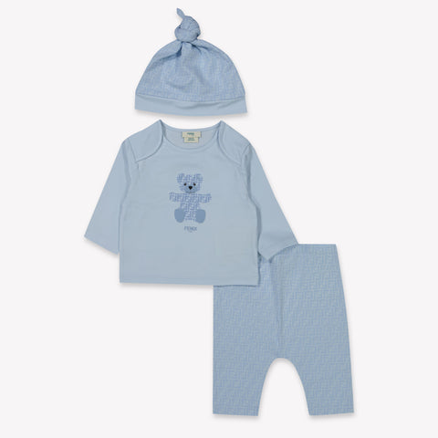 Fendi Baby Unisex Boxpakje In Licht Blauw
