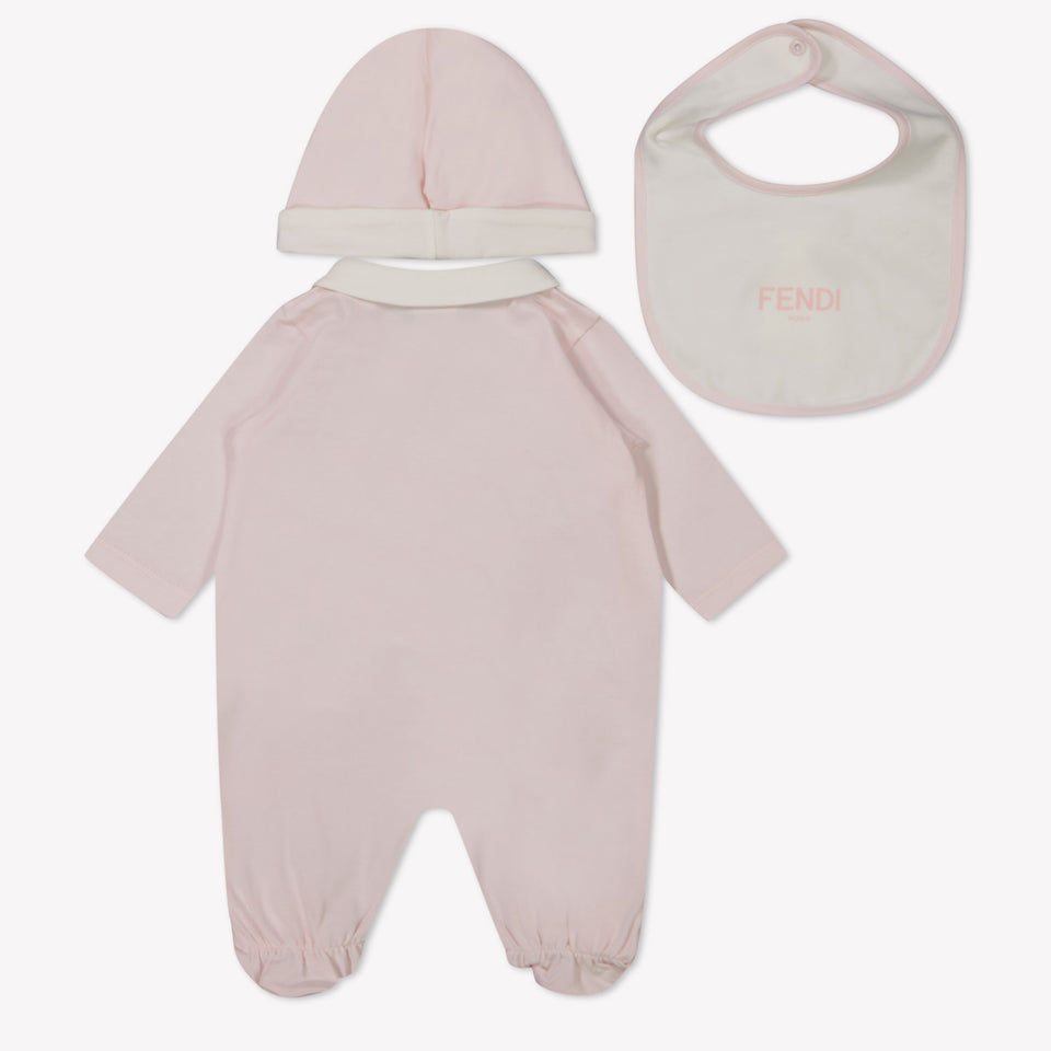 Fendi Baby Unisex Boxpakje In Licht Roze
