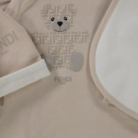 Fendi Baby Unisex Playsuit  Beige