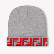 Fendi Baby Unisex Muts In Grijs