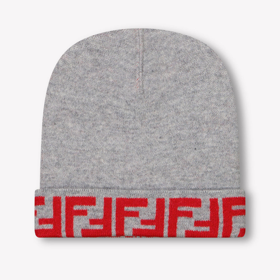 Fendi Baby Unisex Muts In Grijs