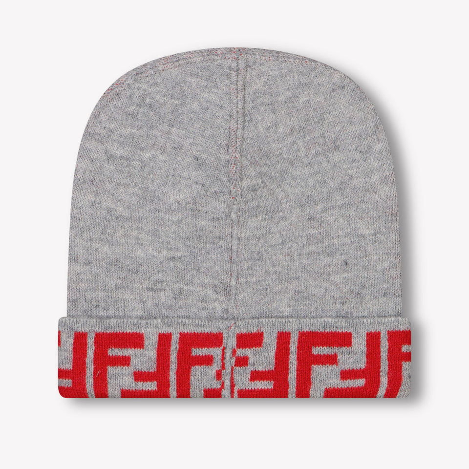 Fendi Baby Unisex Muts In Grijs