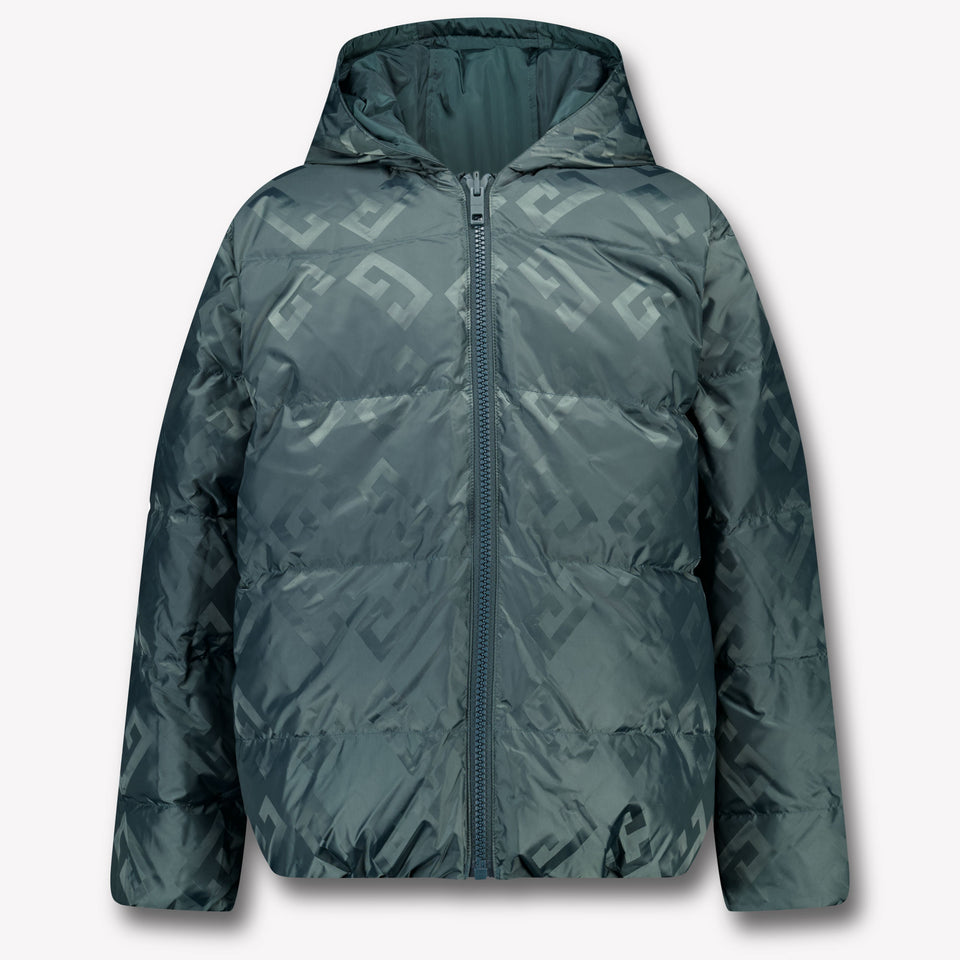 Givenchy Kids Boys Winter Jacket  Dark Green