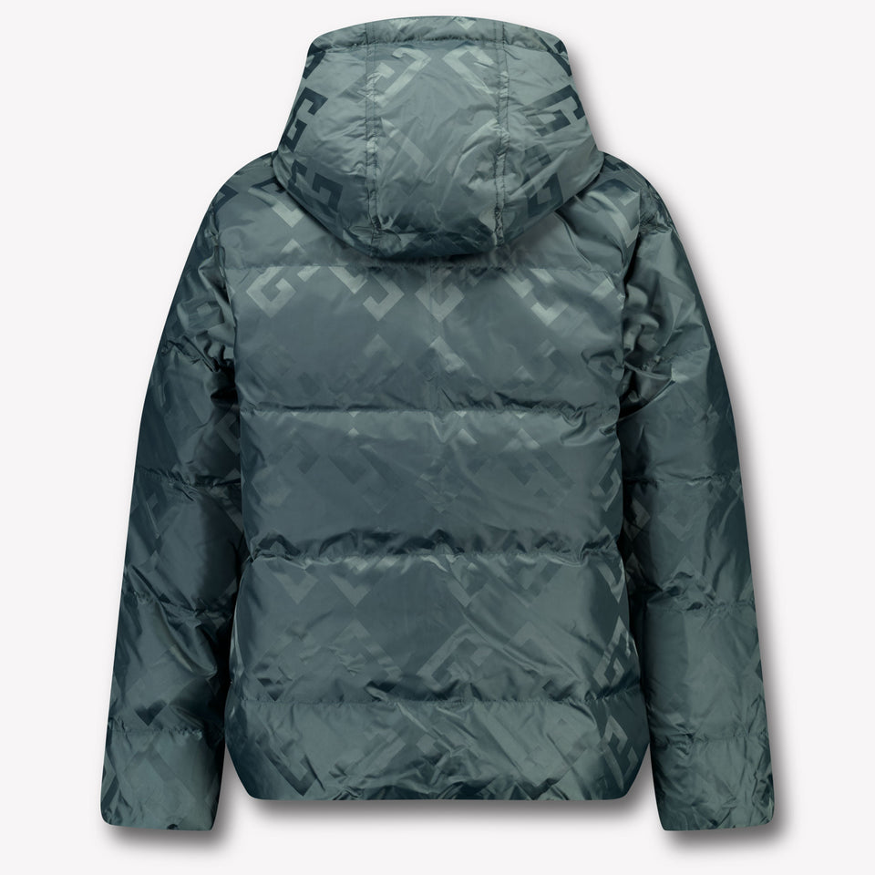Givenchy Kids Boys Winter Jacket  Dark Green