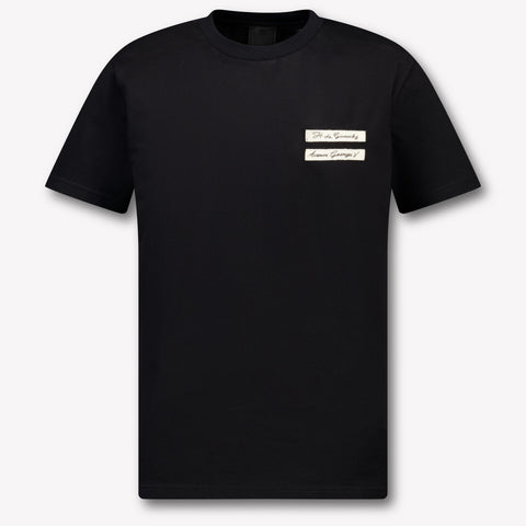 Givenchy Kids Boys  T-Shirt Black