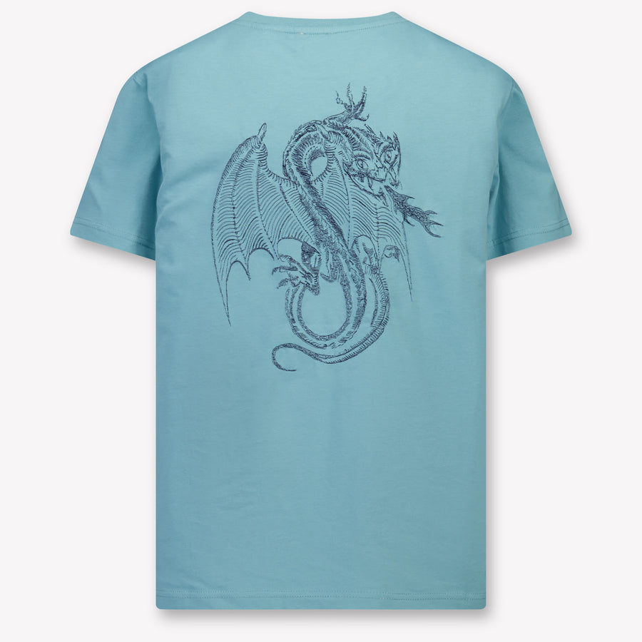 Givenchy Kinder Jongens T-Shirt In Licht Blauw